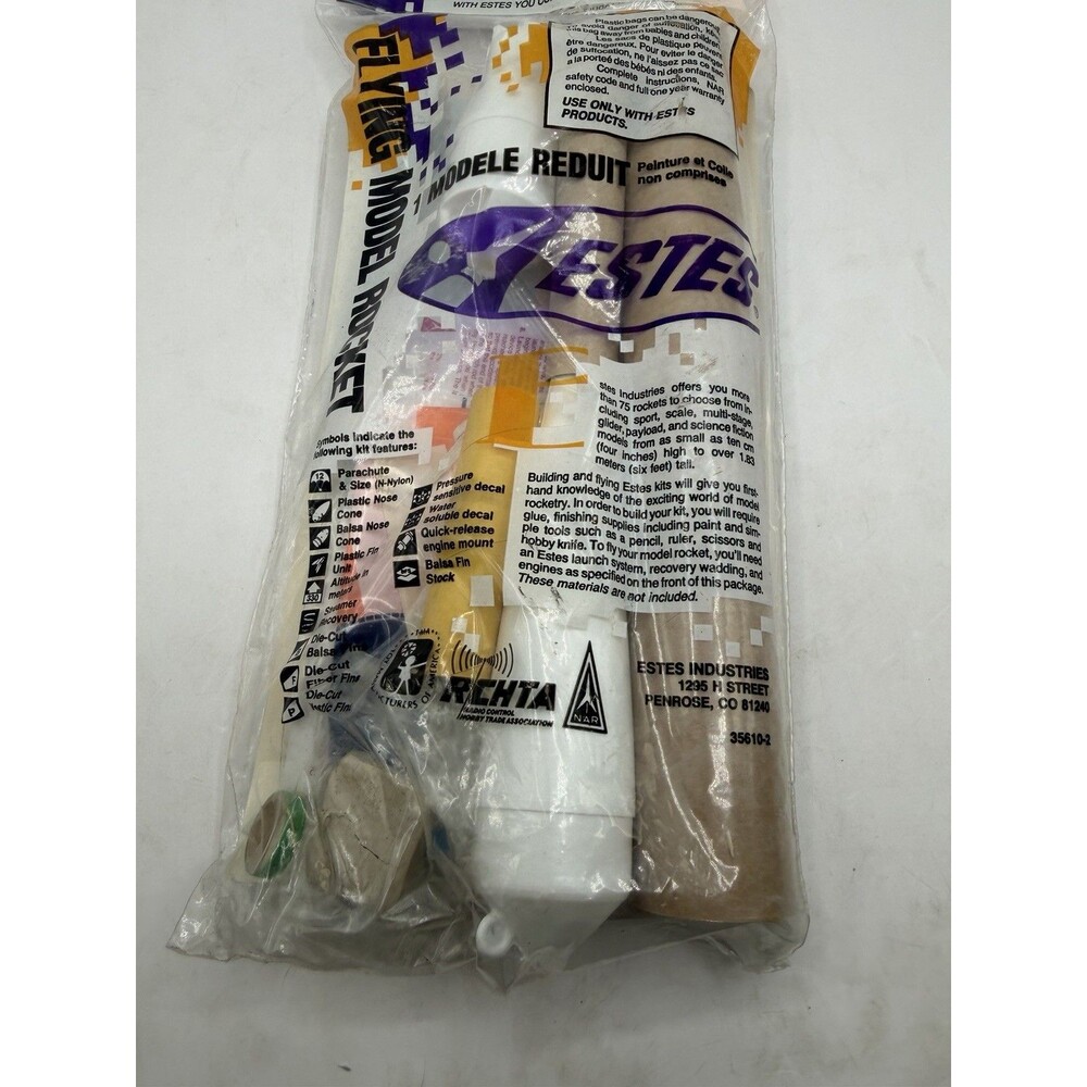Estes Flying Model Rocket Bullpup 12D Skill Level 2 #1972 - Picture 4 of 5